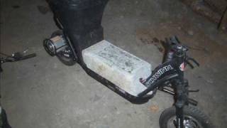 schwinn stealth 1000 custom electric scooter with rokbottom instrumental [upl. by Pufahl]