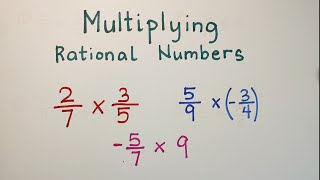 Multiplying Rational Numbers  Operation on Rational Numbers [upl. by Yablon]