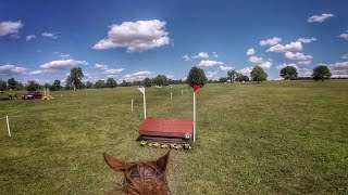 Helmet Cam Sharp Decision Preliminary Horse Championship  2019 American Eventing Championships [upl. by Lubet846]