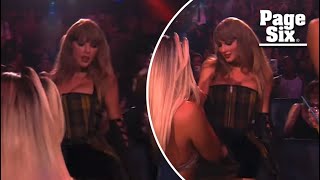 Taylor Swift wastes no time dancing at MTV VMAs 2024 — see her seatmates [upl. by Refeinnej660]