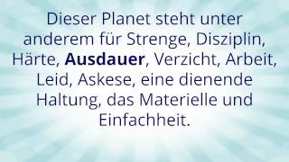 Seelenplanet Saturn  Bist Du eine SATURNPersönlichkeit Horoskop Astrologie [upl. by Redienhcs]