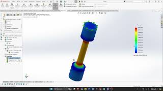 prueba de tencion solidworks [upl. by Arhat]