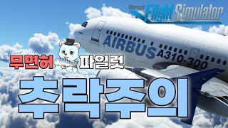 플라이트 시뮬레이터 추락주의  무면허 비행사 곡예 비행 후기 Flight Simulator [upl. by Buehrer]