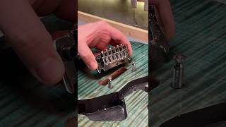 Schaller Tremolo on Soarix Body customguitar handcrafted guitarbuilding custom handmade guitar [upl. by Nylanaj]