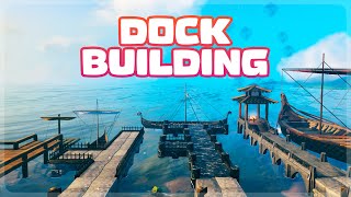 How to Build an Impressive Dock with ANY Material  Valheim [upl. by Cristal]