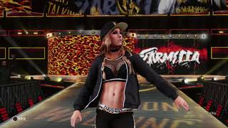 Carmella Entrance WWE 2K18 [upl. by Hakilam989]