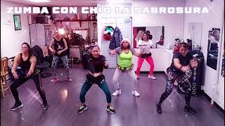 LA AMETRALLADORA ZUMBA CON CHIO la sabrosura [upl. by Anire]