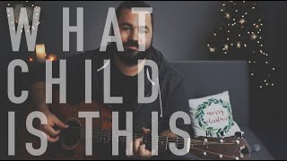 What Child Is This Live Christmas Guitar Tutorial [upl. by Eiramit]