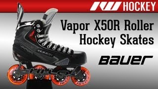 Bauer Vapor X50R Roller Hockey Skates Review [upl. by Everson]