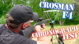 Crosman F4 Chronograph Test [upl. by Aicnerolf508]