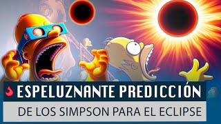 Esta es la espeluznante predicción de los simpson para el eclipse [upl. by Genni213]