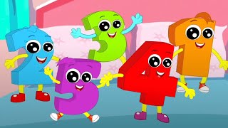 Five Little Babies Numbers Song and Preschool Rhyme for Kids [upl. by Yllrebmik]