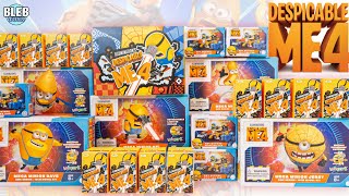 DESPICABLE ME 4 toy collection unboxing ASMR no talking  Popmart DM4 figures  Yolo Park DM4 toys [upl. by Ailahtan]