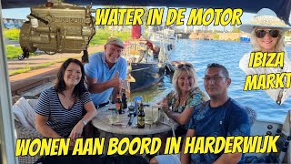 WATER  IN HET CARTER EN IBIZA IN Harderwijk 228 YACHT VLOG [upl. by Nirok525]