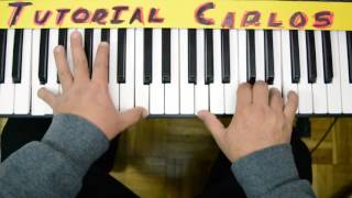 Enviame a mi Jesus adrian romero  Tutorial Piano Carlos [upl. by Anead]