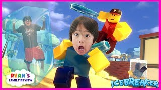 ROBLOX Ice Breaker Summer Games 2017 Lets Play with Ryans Family Review [upl. by Roxane]