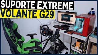 Montar Volante Logitech G29 No Suporte Extreme EXR SXT  Setup Gamer [upl. by Gaudet49]