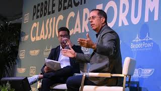 Seinfeld at Pebble discussing Obama amp Comedians in Cars Getting Coffee [upl. by Atirma]