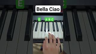 How to play Bella Ciao on Piano [upl. by Burne]