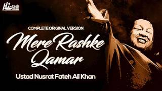 MERE RASHKE QAMAR Original Complete Version  USTAD NUSRAT FATEH ALI KHAN  OFFICIAL VIDEO [upl. by Trebor]