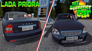 I REPAIRED AND DROVE HOME THE LADA PRIORA I My Summer Car [upl. by Aedrahs]