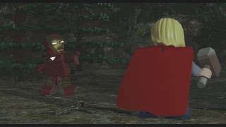 Lego Marvels Avengers Iron Man vs Thor  Boss Fight [upl. by Mehs]