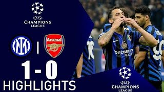 ARSENAL FALL SHORT Inter Milan 10  UCL Goals amp Analysis [upl. by Ettenrahc361]