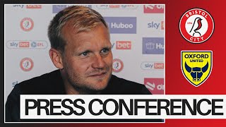 Liam Manning previews Oxford United match  Press Conference [upl. by Patsy]