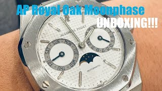 Unboxed Watches Audemars Piguet Royal Oak 25594st 36mm Day Date Moonphase Unboxing [upl. by Bachman698]