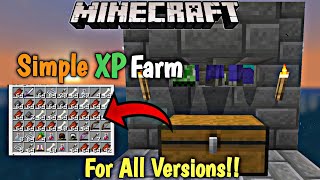 Easiest Mob XP FARM For Minecraft 120 For All Version [upl. by Selwyn]