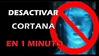 Desactivar Cortana Windows 10  Solución 2024 [upl. by Lavinia]