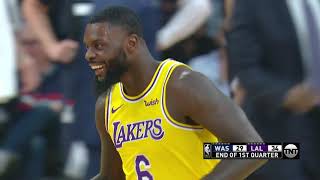 Lance Stephenson Drops Jeff Green With Nasty Move Lakes Bench Goes Wild [upl. by Devinne]