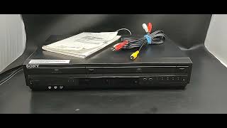 Sony DVDVCR Combo SLVD380P DVD Player Video Cassette VHS Recorder Test Video [upl. by Inatirb]