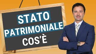 Cosè lo Stato Patrimoniale scopriamolo insieme [upl. by Anglo281]