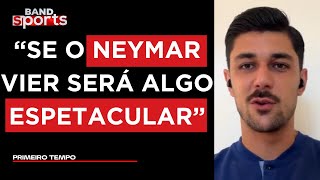 NEYMAR NO SANTOS JOÃO BASSO FALA SOBRE OS RUMORES DE UM POSSÍVEL RETORNO DO CRAQUE [upl. by Sine45]