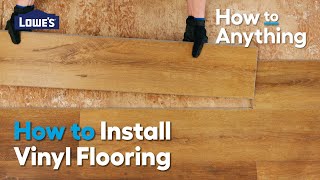 How to Install Vinyl Plank Flooring  How To Anything [upl. by Nihi865]