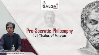 1 PreSocratic Philosophy 11 Thales of Miletus [upl. by Graniela122]