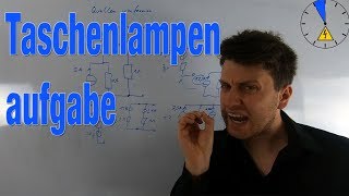 Taschenlampen Aufgabe Innenwiderstand berechnen [upl. by Nezam]