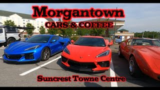 Corvettes and more at Morgantown WV Cars amp Coffee 72124 at Suncrest Towne Centre [upl. by Fleurette]