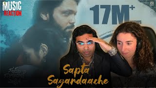 Sapta Sagaradaache Ello  Title Track  Rakshit Shetty  Rukmini  Hemanth M Rao Frandia Reactions [upl. by Nywroc340]