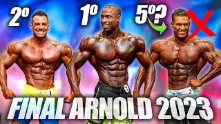 FINAL JUSTA  MENS PHYSIQUE ARNOLD CLASSIC 2023  DIOGO VS BANKS Y CAIKE FUERA  Victor Valdivia [upl. by Nuhsar]