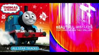 Thomas Theme x Beautiful Mistakes Mashup  Thomas the Tank Engine Maroon 5 amp Megan Thee Stallion [upl. by Bricker959]