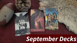 Decks Im Using in September [upl. by Aihsinyt]