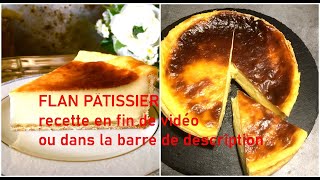 CAP PÂTISSERIE  Le vrai flan Patissier [upl. by Buddie]