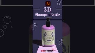 Create the 3D shampoo bottle in Adobe Illustrator adobe illustrator tutorial realistic [upl. by Hsot]