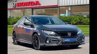 Approved Used Honda Civic 15 VTEC Sport DF21YHE [upl. by Kolnos]