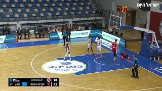 Hapoel Bank Yahav Jerusalem Highlights vs Umana Reyer Venice [upl. by Belloir]