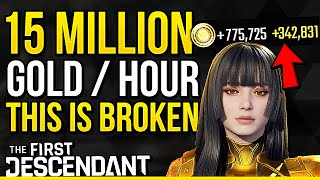 The First Descendant  15 MILLION GOLD Per Hour Best Farm In Game [upl. by Klinges]