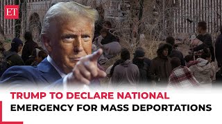 Trump confirms military plan for mass deportation of illegal migrants to declare national emergency [upl. by Shiri]