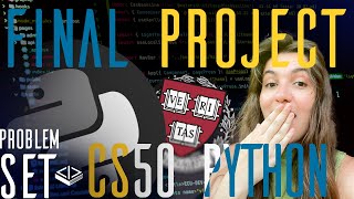 CS50 PYTHON FINAL PROJECT  SOLUTION [upl. by Niuq264]